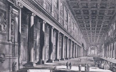 Interior Of The Basilica Of S. Maria Maggiore, Rome, 1761