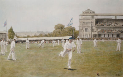 Cricket At Lords, 1896