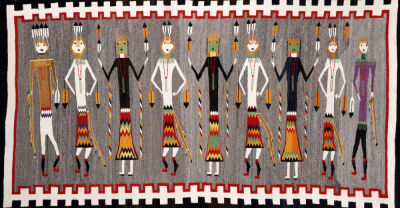A Navajo Yei Rug