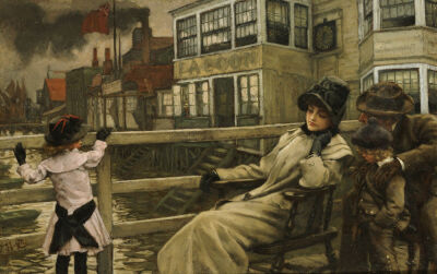 Waiting For The Ferry, C. 1878