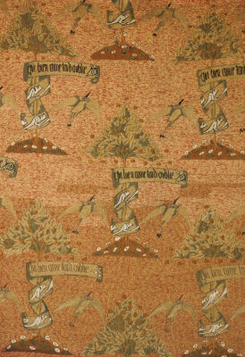 A Rare Early Embroidery The Design Attributed To William Morris