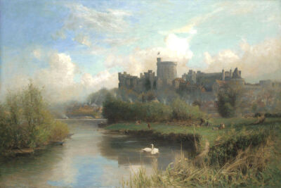 Windsor Castle From The Thames