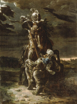 And In The First Career They Ran, The Elfin Knight Fell Horse And Man