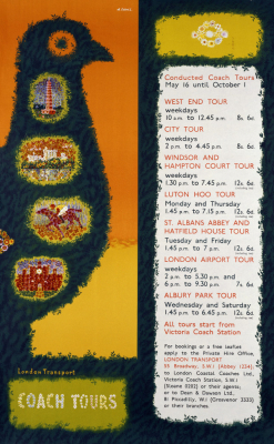 London Transport Coach Tours, 1955