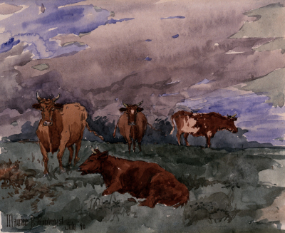 Cattle In A Landscape