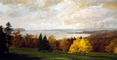 View Of The Hudson Near Hastings