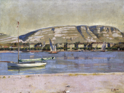 Geneva Harbour And The Saleve