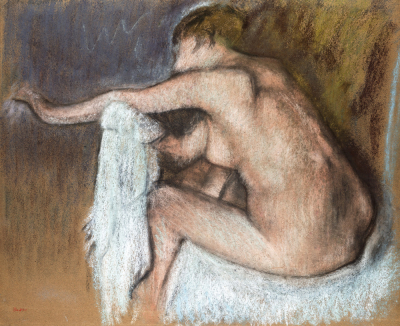 Woman Drying Her Arm