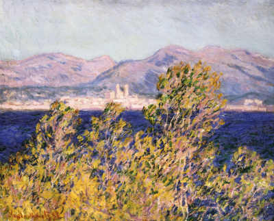 A View Of The Cap D'Antibes With The Mistral Blowing