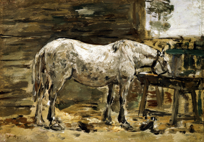 White Horse At The Drinking Trough