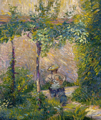 Woman In The Garden