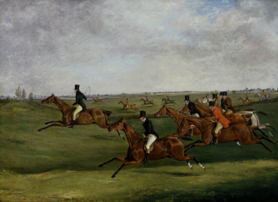 The Grand Leicestershire Steeplechase, March 12th, 1829: Going The Pace