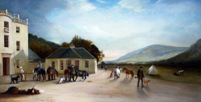Sir Harry Goodricke With A Shooting Party Setting Out From Mar Lodge, Aberdeenshire