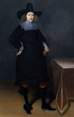 Portrait Of A Gentleman, Standing, Small Full Length