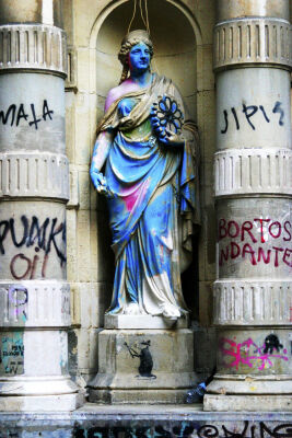 Blue Statue