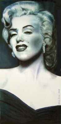 Marilyn In Indigo