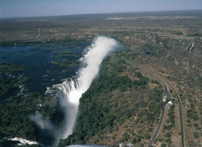 Victoria Falls from the air