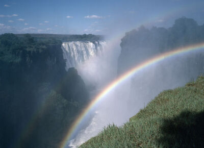 Victoria Falls and Rainbow