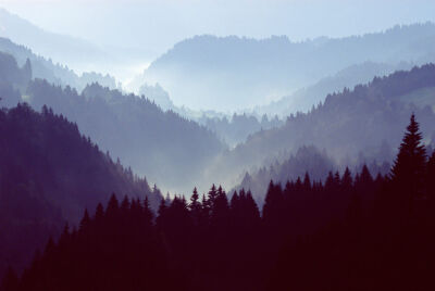 Switzerland Leysin September Morn