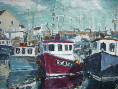 fishing boats in pittenweem harbour