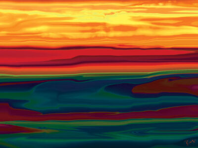 Sunset in Ottawa valley