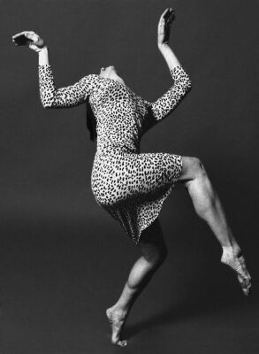 Dancer in a Leopard-Spot Dress
