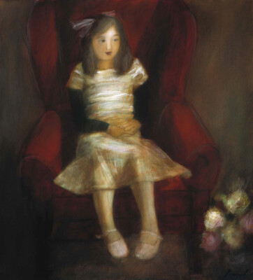 Fauve in the red armchair
