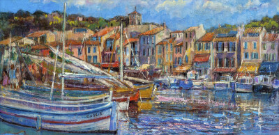Cassis Harbour Panorama