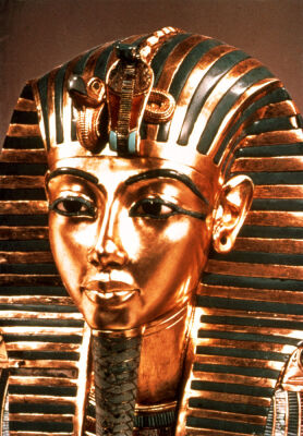 The Gold Mask, from the Treasure of Tutankhamun, c.1340 BC