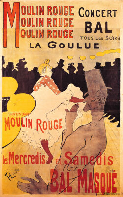 La Goulue at the Moulin Rouge, 1893