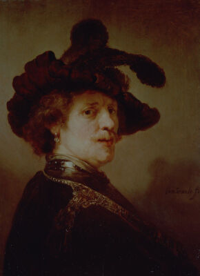 Self Portrait in Fancy Dress, 1635