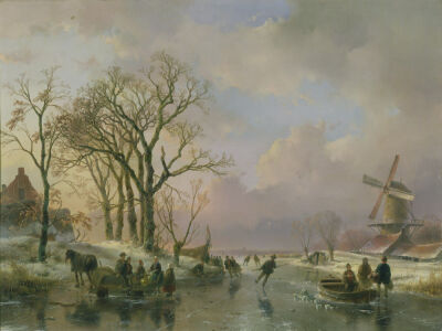 Skating in Holland