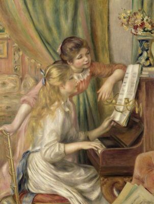 Young Girls at the Piano, 1892