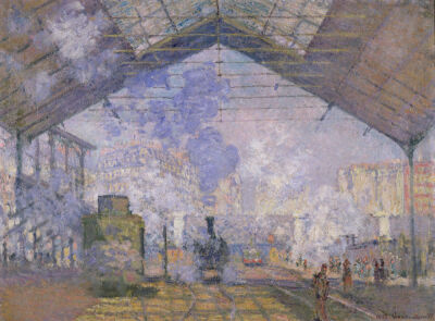 The Gare St. Lazare, 1877