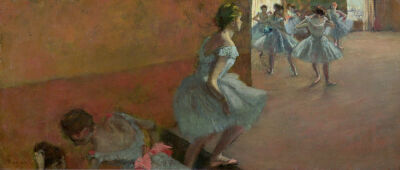 Dancers Ascending a Staircase, c.1886