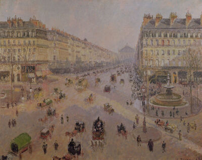 The Avenue de L'Opera, Paris, c.1880
