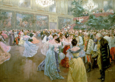 Court Ball at the Hofburg, 1900