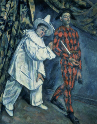 Pierrot and Harlequin, 1888