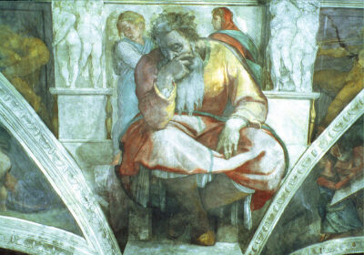 Sistine Chapel Ceiling: The Prophet Jeremiah