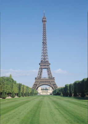 The Eiffel Tower, constructed 1887