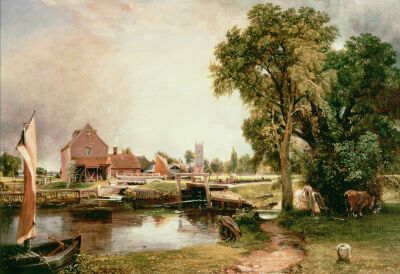 Dedham Lock and Mill, 1820
