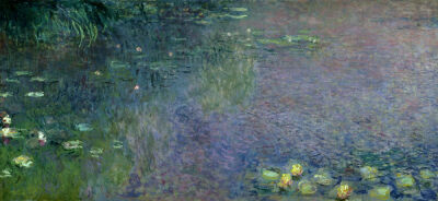 Waterlilies: Morning, 1914 (centre right section)
