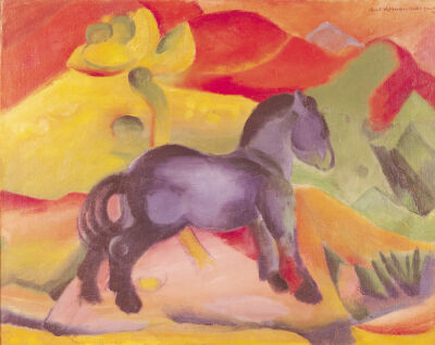 Little Blue Horse, 1912