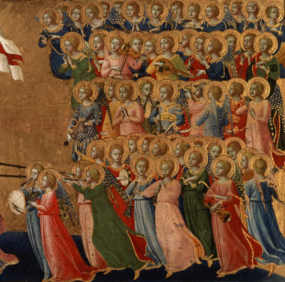 Christ Glorified in the Court of Heaven, 1419