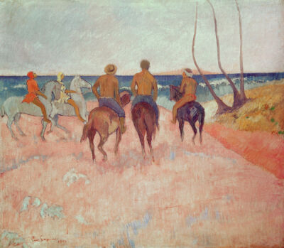 Horseman on the Beach (Hiva Hoa) 1902