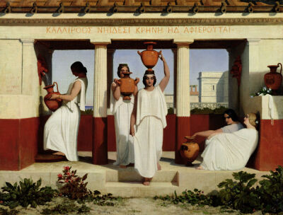 Greek Women at the Fountain, 1841