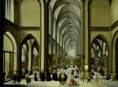 Interior of Antwerp Cathedral