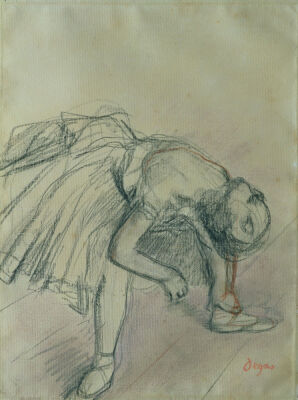 Dancer Fixing her Slipper