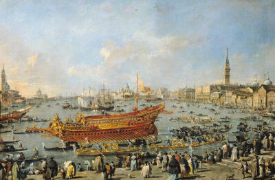 Departure of the 'Bucentaur' for the Lido, 1766