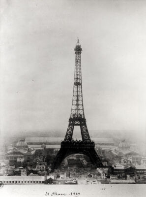 Construction of the Eiffel Tower, 31st March 1889